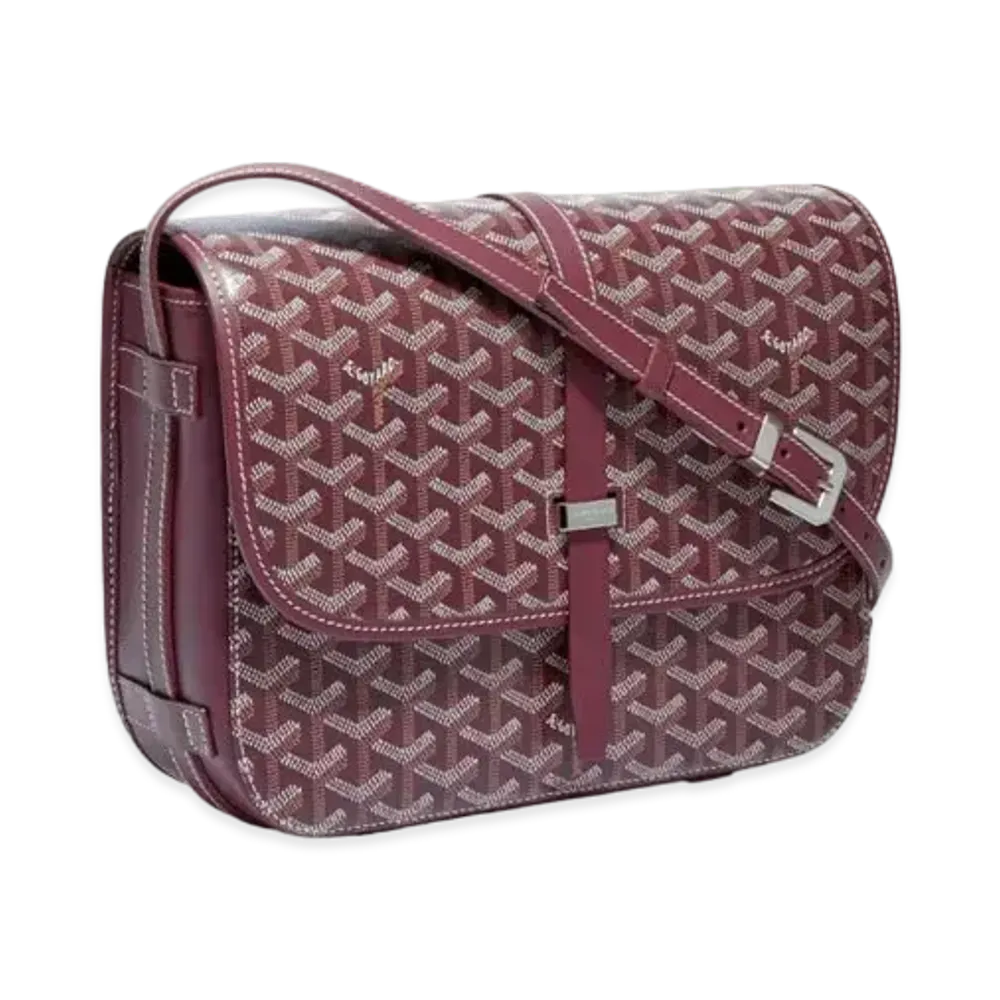 Goyard Belvedere MM Bag "Burgundy"