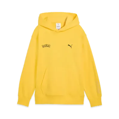 PUMA x Pokemon Kids Relaxed Graphic Hoodie TR "Energizing Yellow"