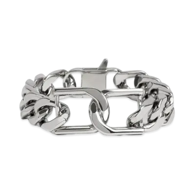 CHARLES & KEITH Gavine Chain-Link Bracelet "Silver"