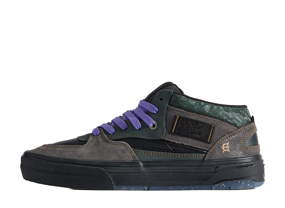 Evisen Skateboards × Vans Skate Half Cab Wafflecup "Black/After Dark"