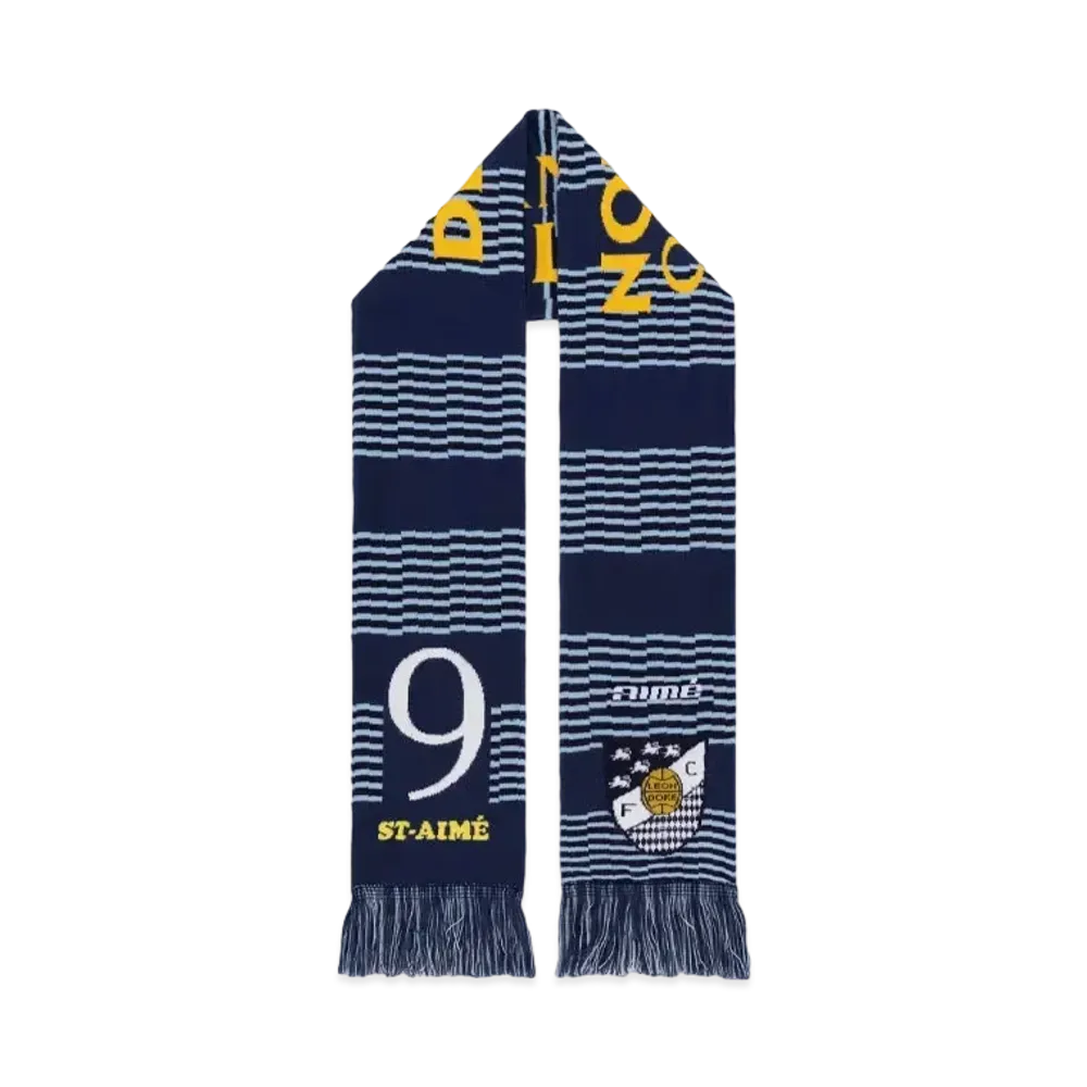 Aime Leon Dore Team Leon Soccer Scarf "Navy"