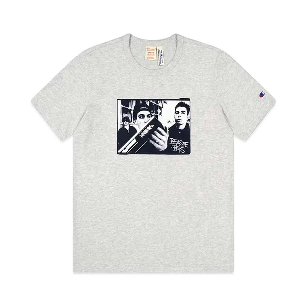 Champion x Beastie Athletic Jersey Combed Beastie Crewneck T-Shirt "Grey"