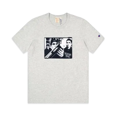 Champion x Beastie Athletic Jersey Combed Beastie Crewneck T-Shirt "Grey"