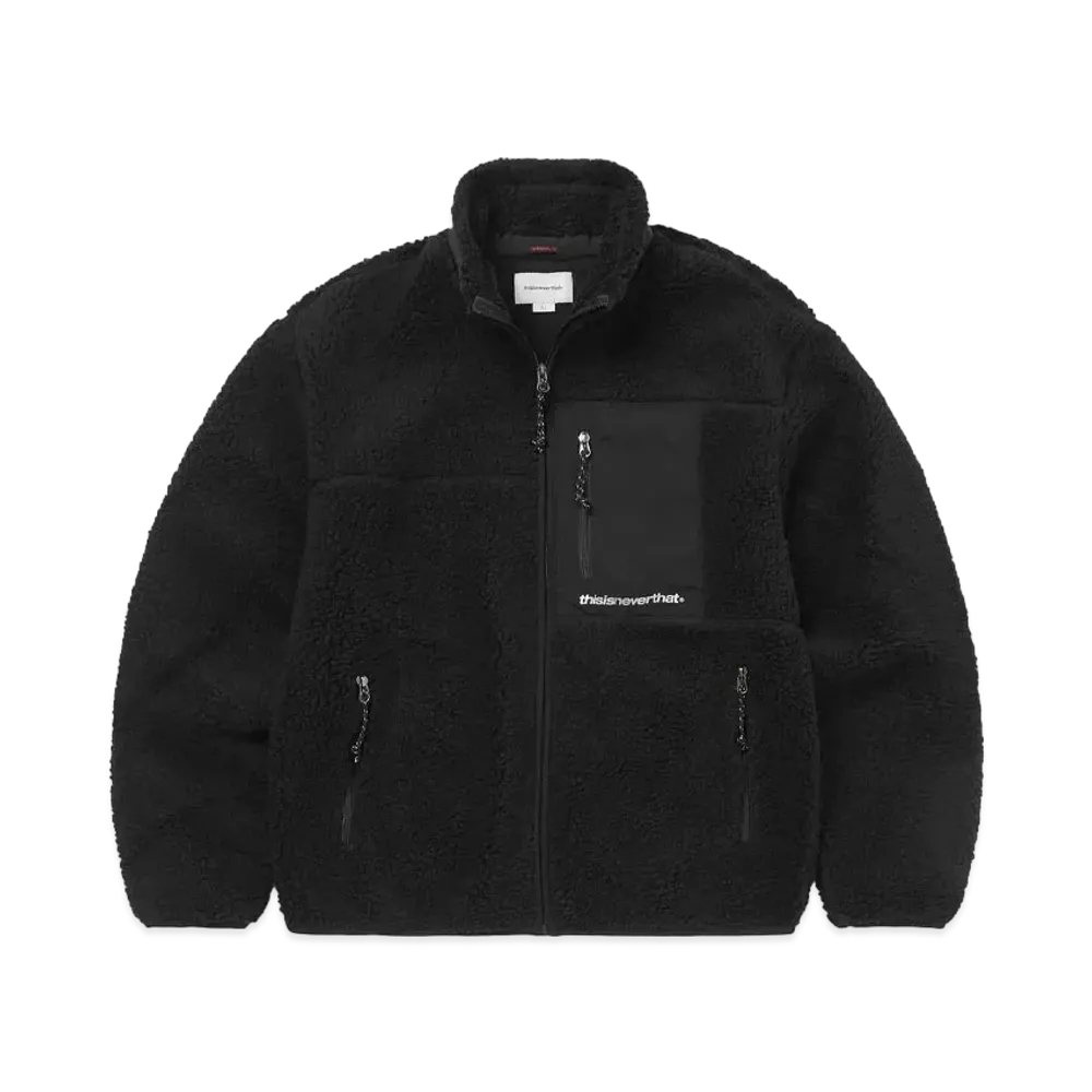 thisisneverthat SP Sherpa Fleece Jacket "Black"
