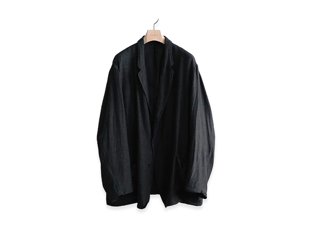 COMOLI Cashmere Silk 3B Jacket "Charcoal"