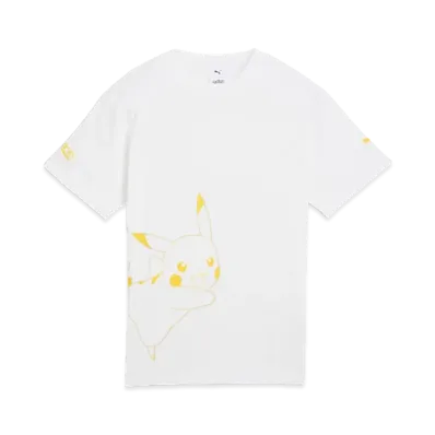 PUMA x Pokemon Kids Relaxed Graphic S/S Tee "PUMA White"