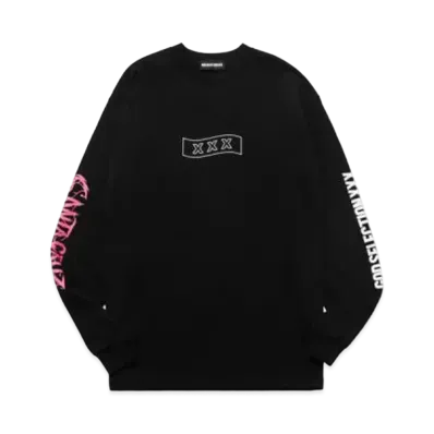 GOD SELECTION XXX LONG SLEEVE T-SHIRT GX-A21-SCLT-01 "Black"