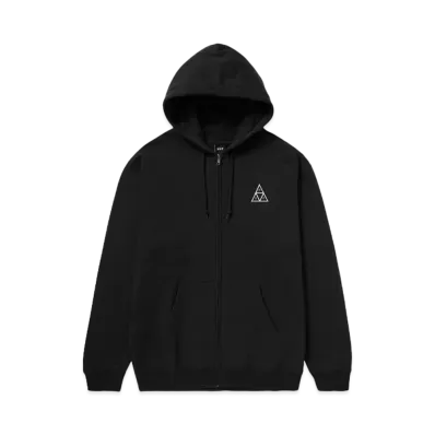 HUF Fall 24 Huff Set TT Full Zip Hoodie "Black"