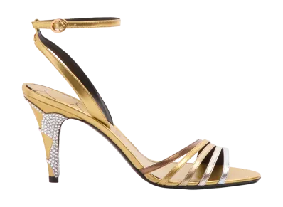 Valentino Garavani Women's Multicolor Leather Ladycrush Sandals "Multicoloured"