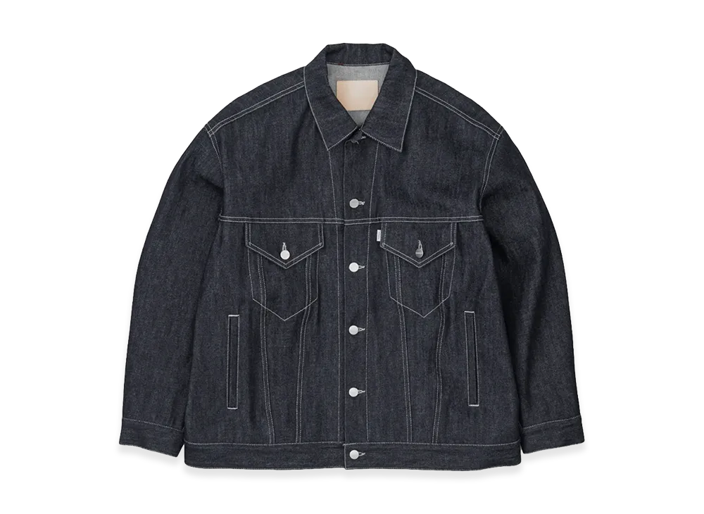 Graphpaper Selvage Denim Trucker Jacket "Indigo Rigid"