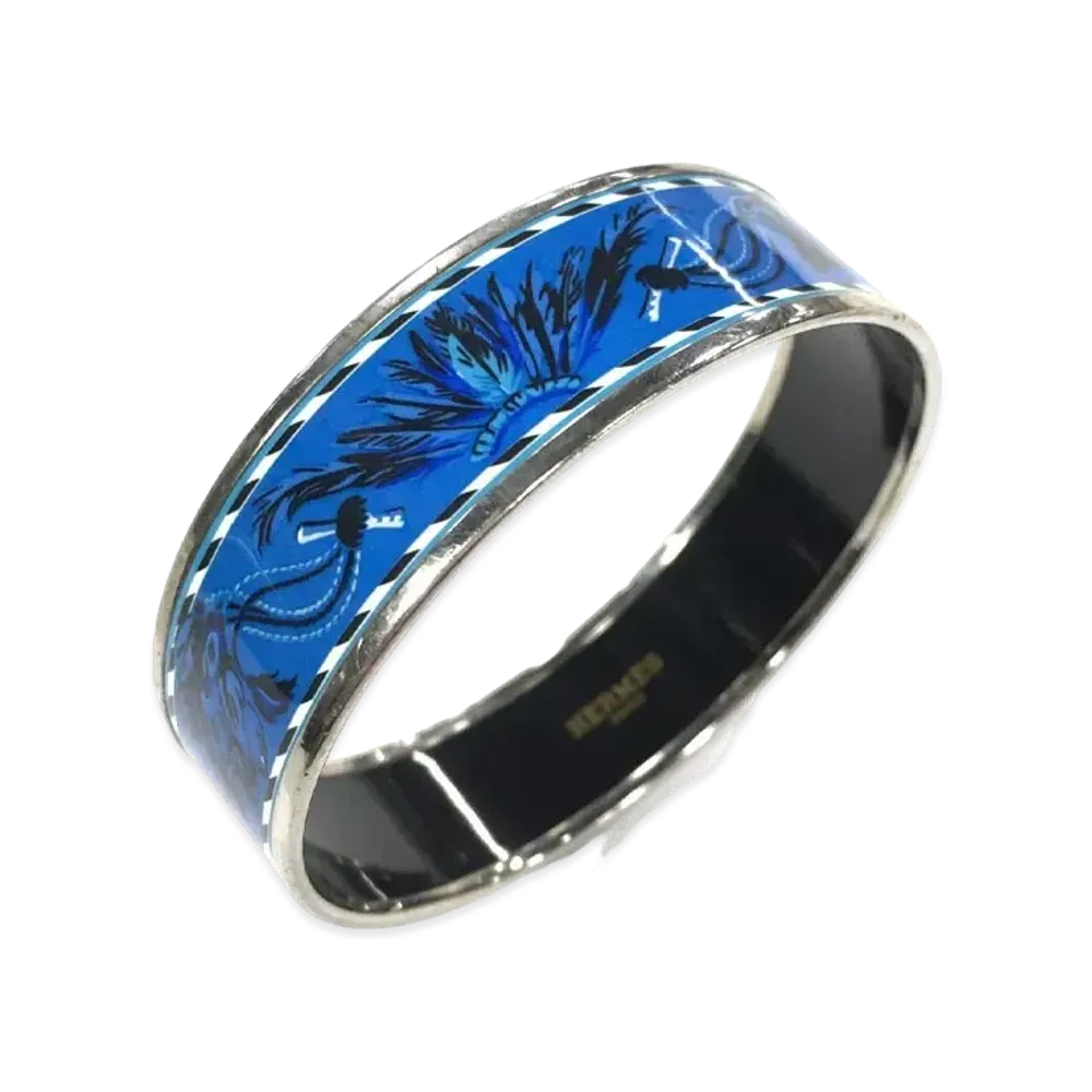 HERMES Email GM Bangle Bracelet "Multicolor"