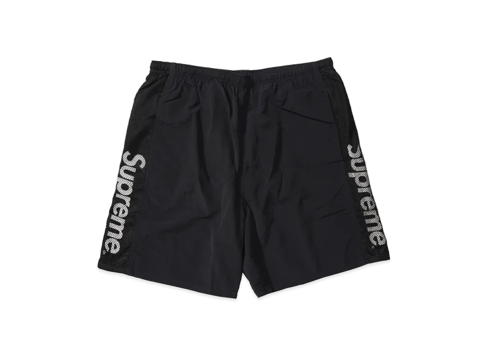 Supreme Mesh Panel Water Short "Black"