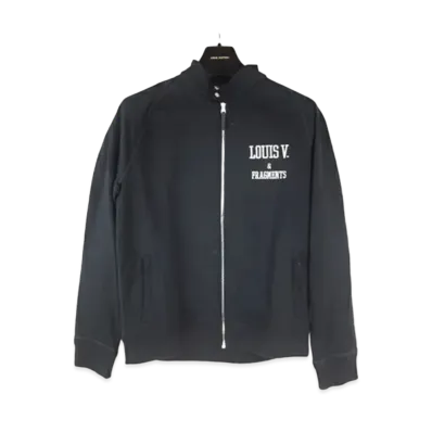 Louis Vuitton x Fragment Design Logo Embroidery Harrington Jacket "Noir"