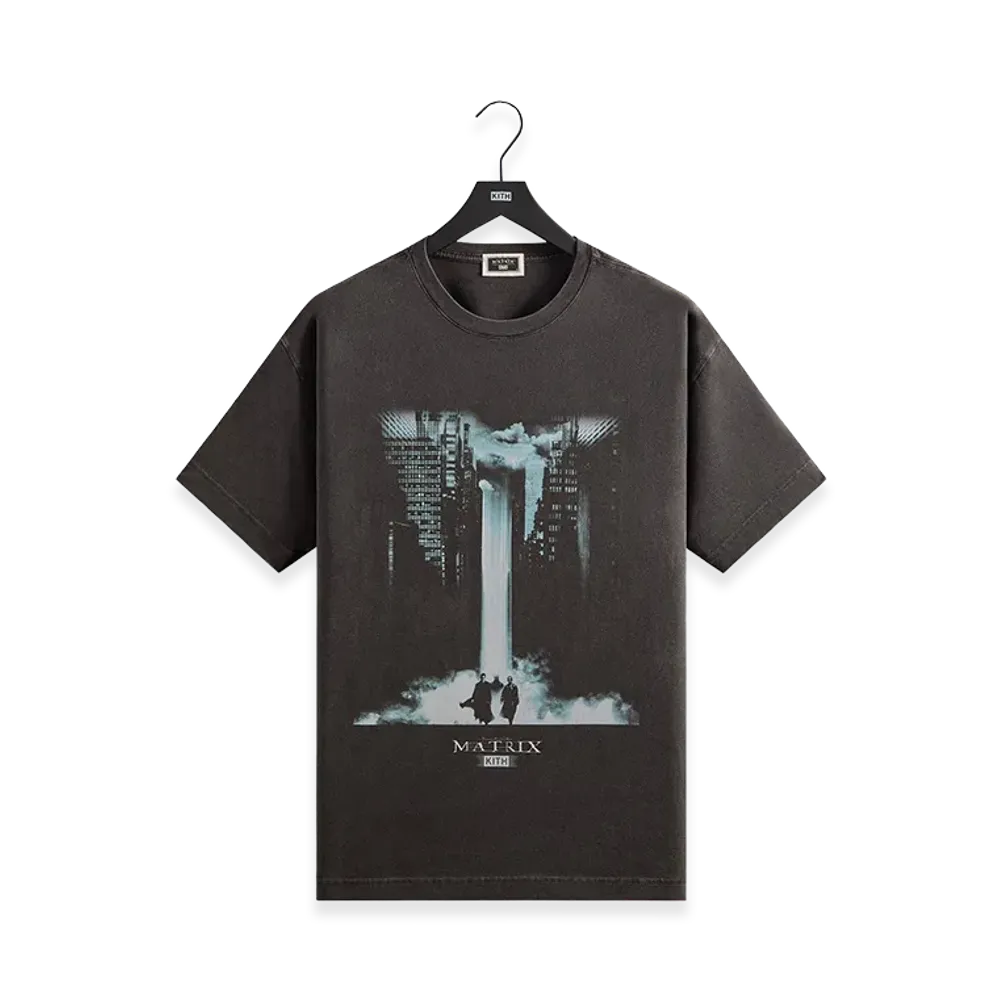 Kith x The Matrix Poster 2 Vintage Tee "Black"