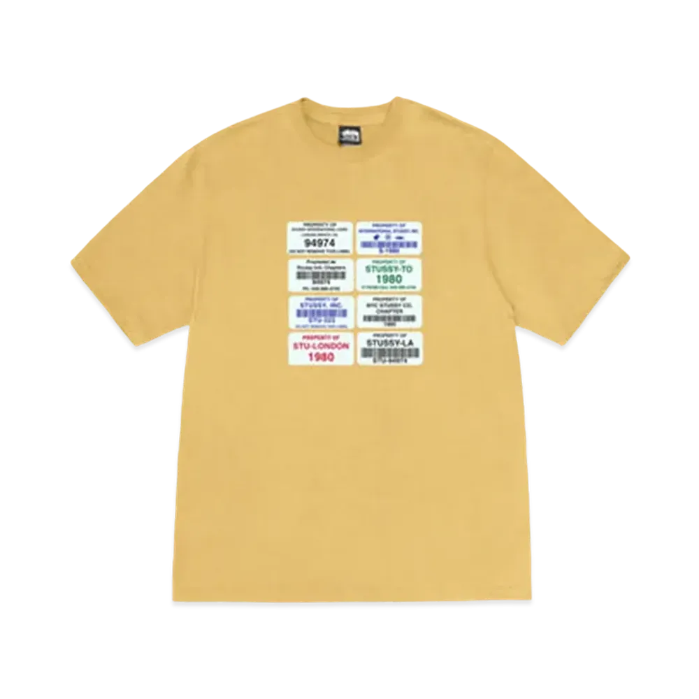 Stussy Codes Tee "Curry"