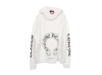 Chrome Hearts Matty Boy Chomper Horseshoe Pullover Hoodie "White"