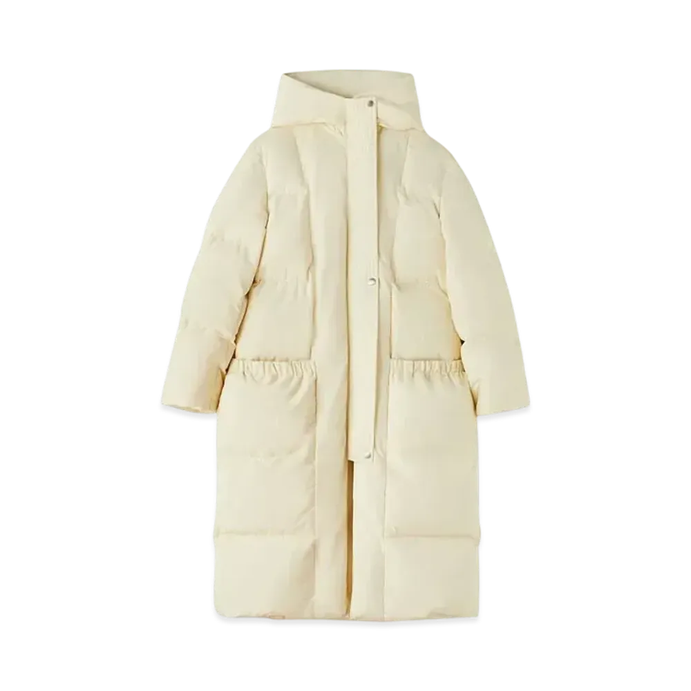 Jil Sander Women's Quilted Down Coat "Dune"