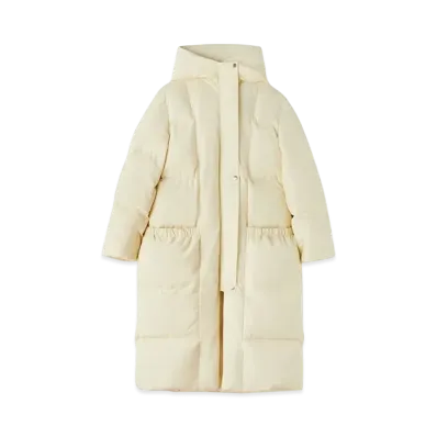 Jil Sander Women's Quilted Down Coat "Dune"