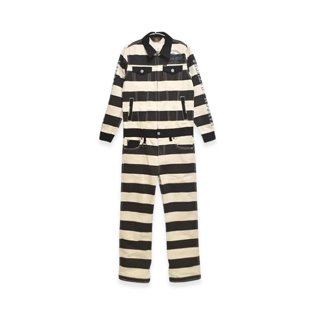 Vanson Jumpsuit Coverall Denim "Border"
