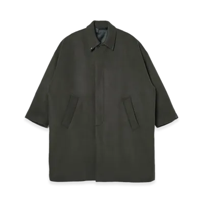 N.HOOLYWOOD COMPILE Balmacaan Coat "Charcoal"