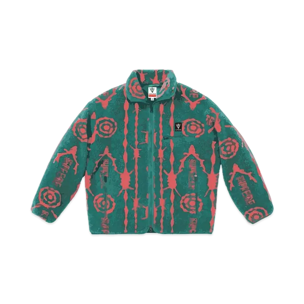Supreme x SOUTH2 WEST8 Fleece Jacket "Green"