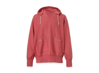 COMME des GARCONS HOMME Hood-Added Cotton Sweatshirts "Pink"