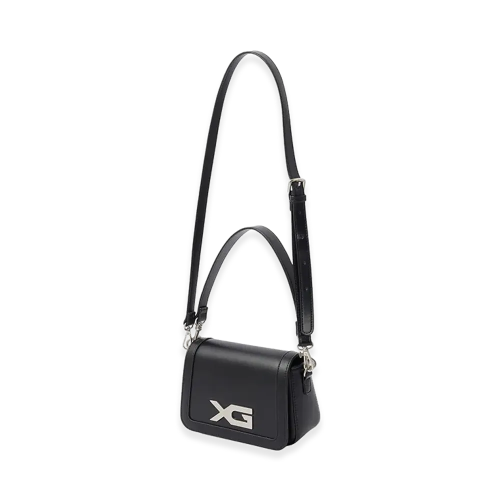 X-Girl Women's Xg Emblem Buckle 2Way Faux Leather Bag "Black"