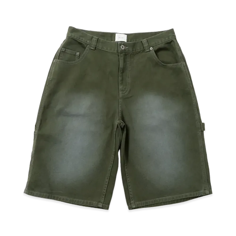 BLESS U Denim Half Pants "Khaki"