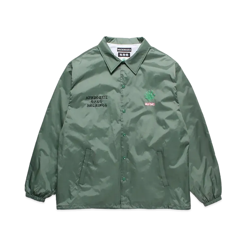 WACKO MARIA x 舐達麻 / High Times / Coach Jacket "Green"