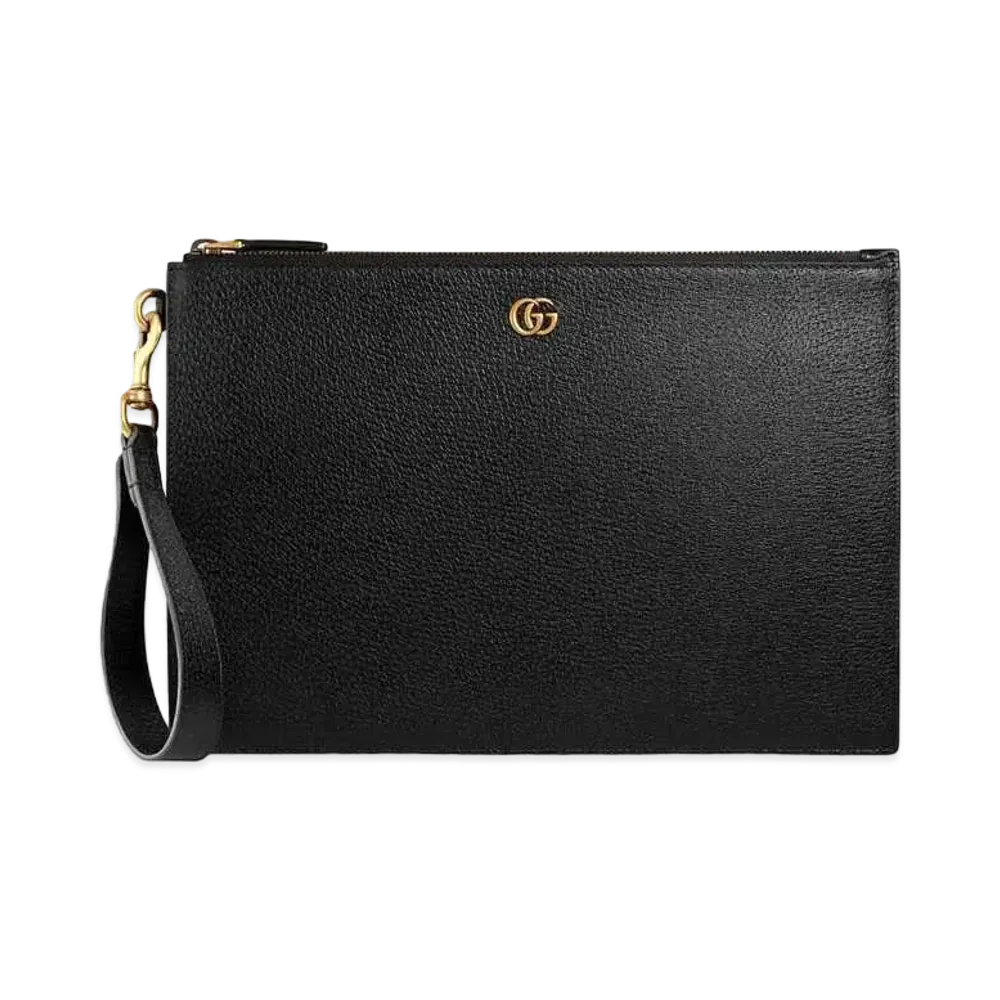 GUCCI GG Marmont Leather Pouch