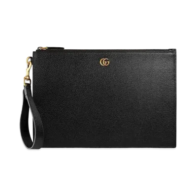 GUCCI GG Marmont Leather Pouch