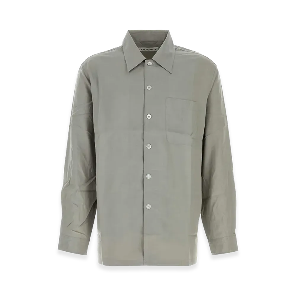OUR LEGACY Lyocell Shirt "Gray"