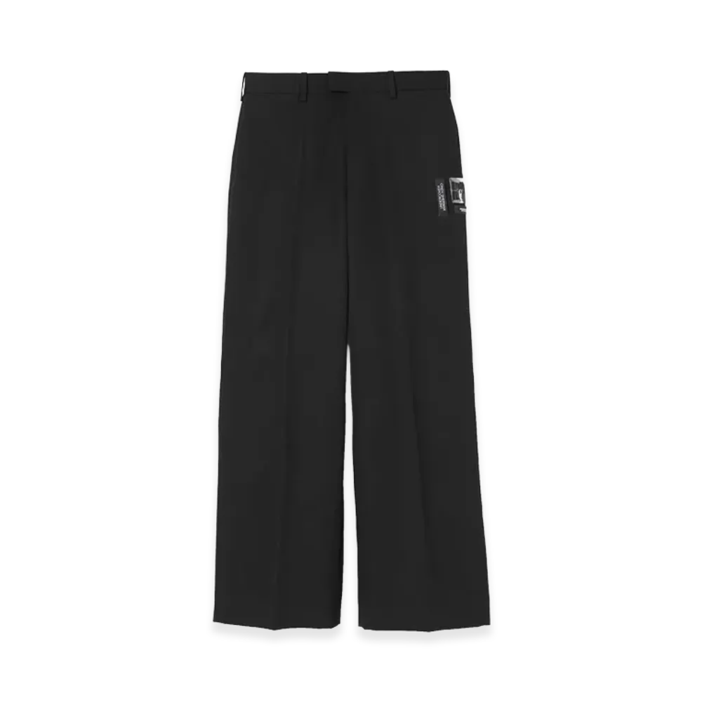 UNDERCOVER x Cindy Sherman Wool Wide Slacks "Black"