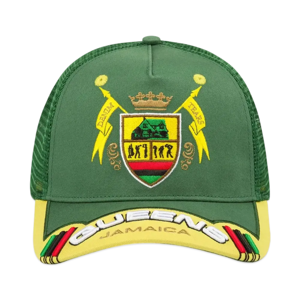 DENIM TEARS Jamaica Queens Jazz Hat "Green"