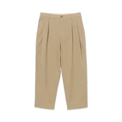 BEAMS Dungarees 2 Pleat Slacks "Beige"