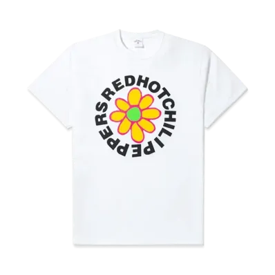 Noah x Red Hot Chili Peppers Flower Logo Tee "White"
