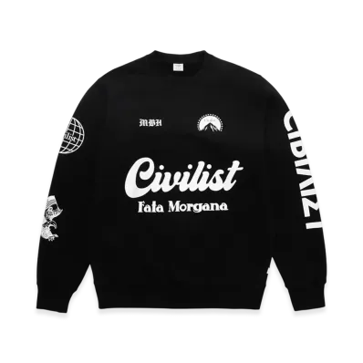 Civilist Fata Morgana Crewneck "Black"