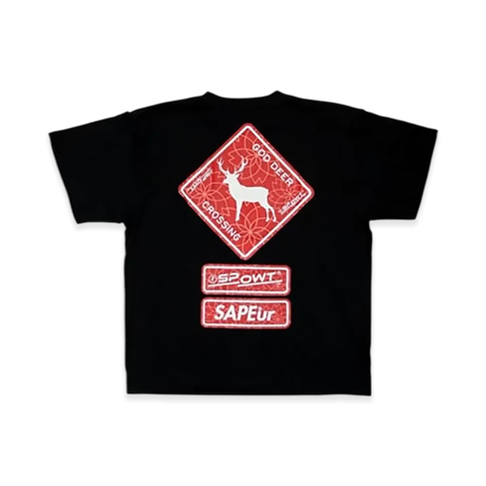 SAPEur x Spowt S/S Tee "Black"