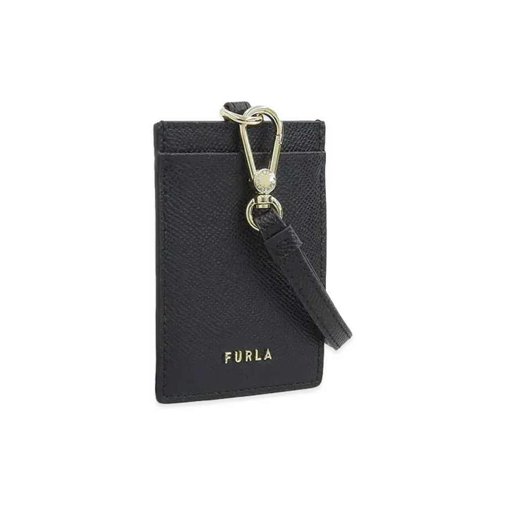 FURLA Classic S Badge Holder "Black"