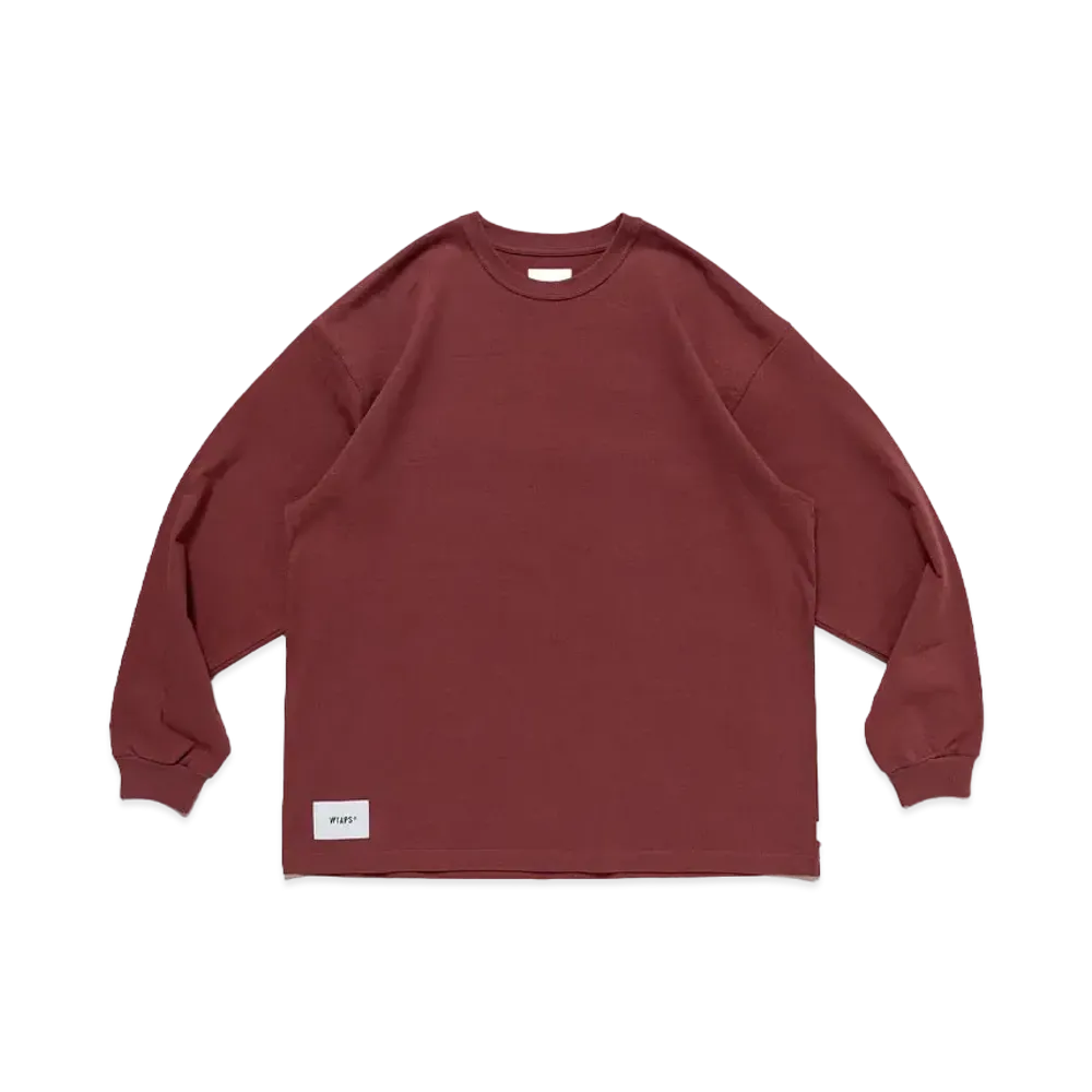 WTAPS OBJ 01 / LS / Cotton. Containing "Burgundy"