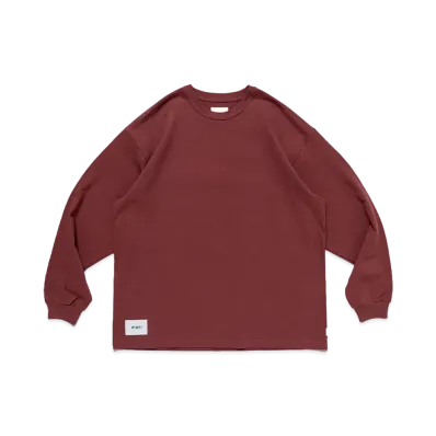 WTAPS OBJ 01 / LS / Cotton. Containing "Burgundy"