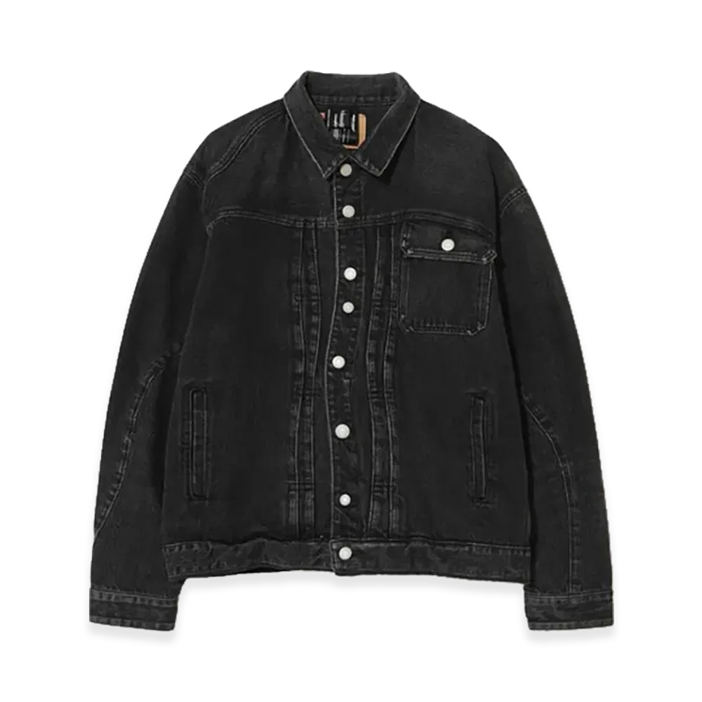 UNDERCOVER Used Wash Denim Jacket "Black"