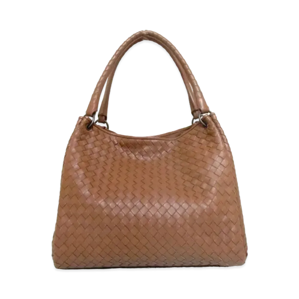 Bottega Veneta Carachute Intrecciato leather Tote Bag "Brown"