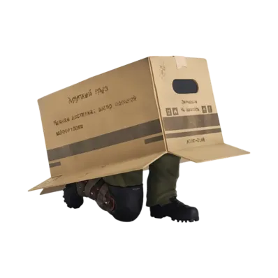 BANDAI "Ichiban Kuji" -METAL GEAR SOLID : SNAKE EATER- A Prize Cardboard Sneak-in Tissue Case