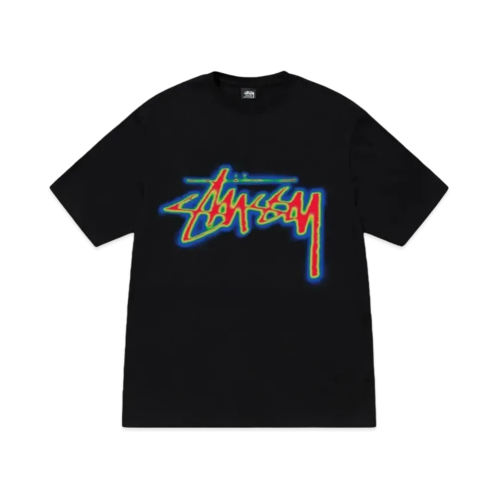 Stussy Thermal Stock Tee "Black"