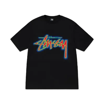 Stussy Thermal Stock Tee "Black"