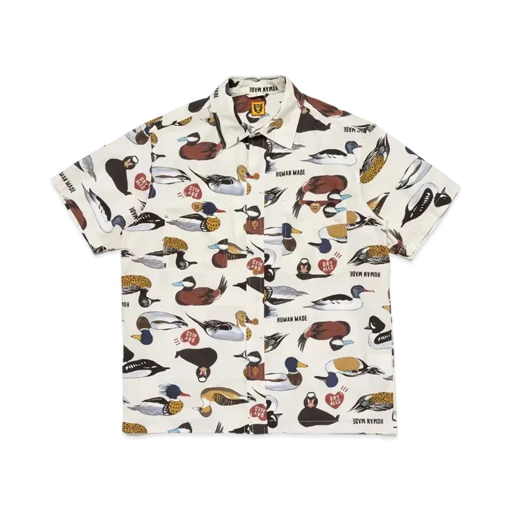 HUMAN MADE Duck S/S Shirt "Olive Drab"