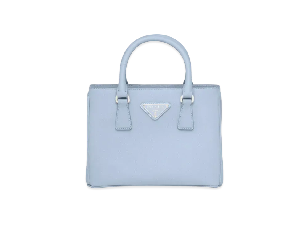 Prada Galeria Saffiano Leather Mini Bag "Light Blue"