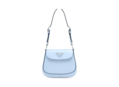 PRADA Prada Creo Brushed Leather Mini Bag "Light Blue"