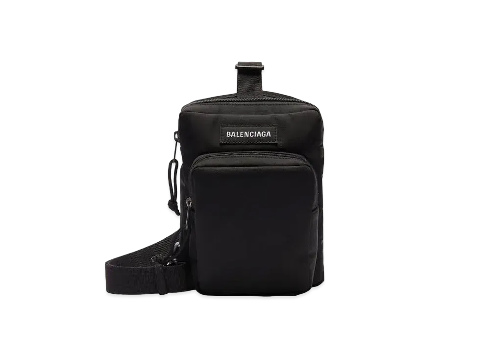 BALENCIAGA Explorer Crossbody Messenger Bag "Black"